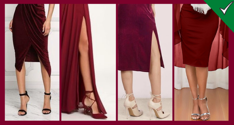 Simetría Vivienda Impresionante ▷ Hablemos de zapatos y ¿Cómo combinarlos con vestidos color vino?