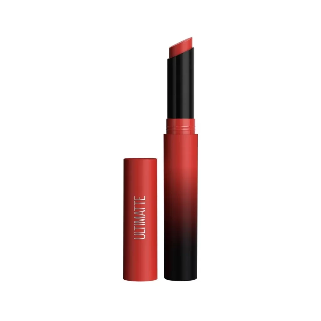 Maybelline New York Color Sensational Ultimatte Slim Lipstick en More Ruby
