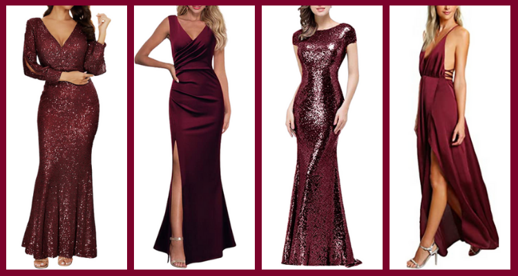 Vestidos Color Vino Largos Elegantes Wholesale Discounts, Save 50% |  